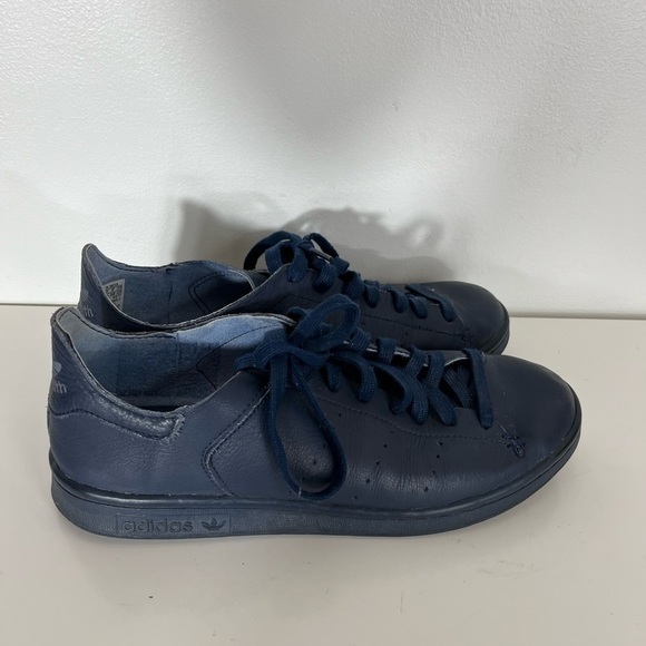 Adidas Stan Smith Navy Blue Leather sneakers Mens size 8 - Picture 1 of 8